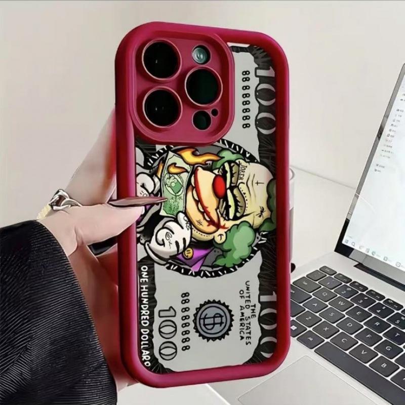 Clown Cash Apple iPhone 17 ProMax Case - Fits iPhone 13 to 16, Japanese & Korean Style, Cross-border European & American Design