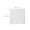 3D Brick Grain Wall Stickers Self Adhesive Realistic Texture Easy Cut Customizable Wall Decor for Living Room Bedroom School