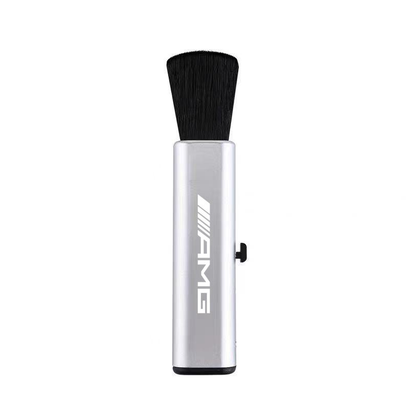 FA03Car Retractable Cleaning Brush JSSSQJS For Mercedes Benz AMG W203 W204 W205 GLC Artificial Wool Small Brush Interior Mouldings