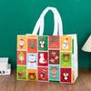 1pc Merry Christmas Gifts Bags Santa Elk Non-woven Candy Gift Packaging Tote Bag Xmas New Year Party Decor Noel Shopping Pouch