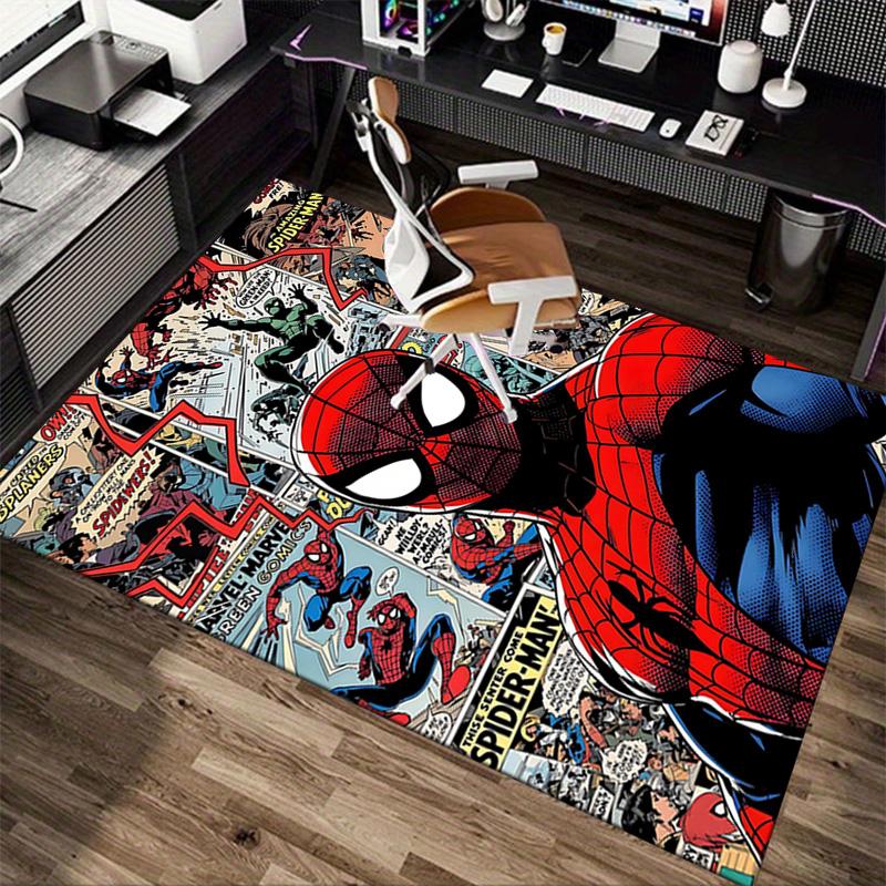 Spiderman Comic Collage Carpet For Playroom Bedroom Living Room Sofa Home Decorkids Game Area Rug Nonslip Floor Mat
