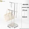 Stainless Steel T-Shaped Handbag & Scarf Display Stand