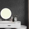 VEELIKE Glitter Removable Wallpaper Wall Renovation Suitable for Sliding Wall Furniture Interior Kitchen Easy to 40 x 300cm Sheet, Black, Thick,
