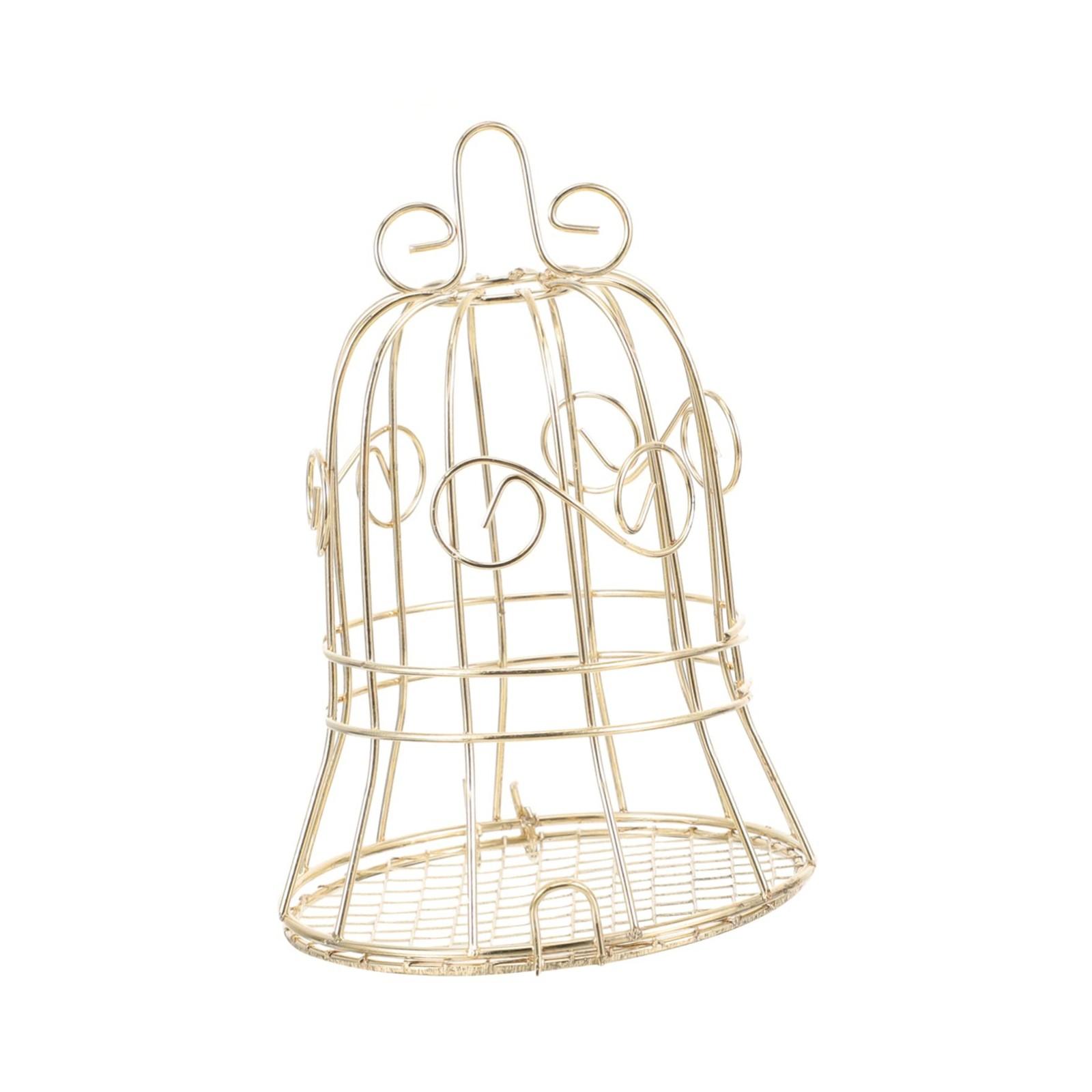 

Кормушка для птиц Кормушка для колибри Кормушка для дятла Подвесные аксессуары для птичьей клетки Металл One Size золотой