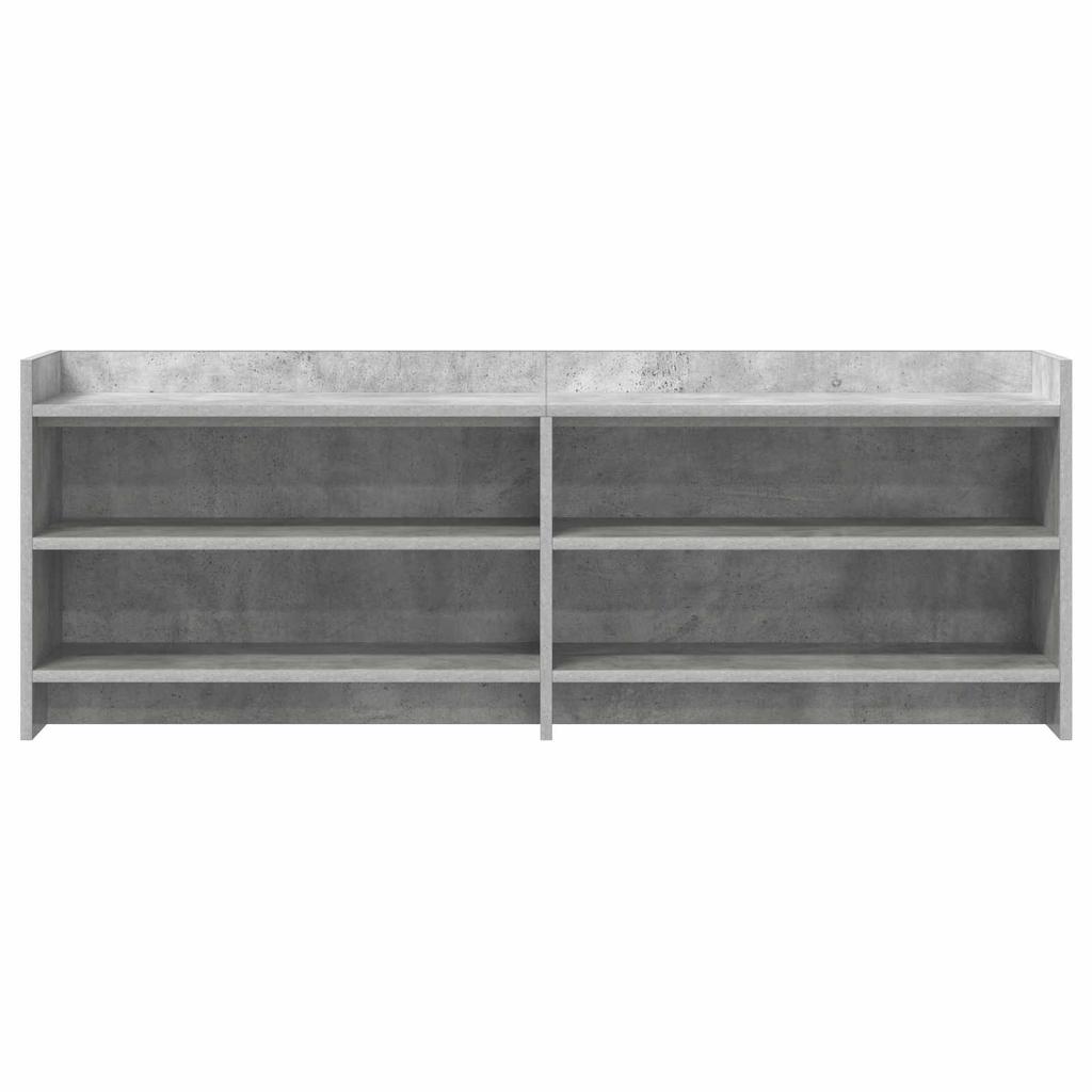 TV Cabinet 135 x 33 x 47 cm Concrete Grey Particleboard