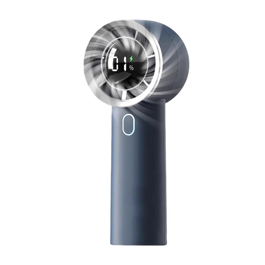 

Mini Handheld Fan, 3000mAh USB Rechargeable Personal Fan, High Speed Portable Fan With Digital Display, 1-100 Speed Adjustable Powerful Wind Fan Dark blue#0