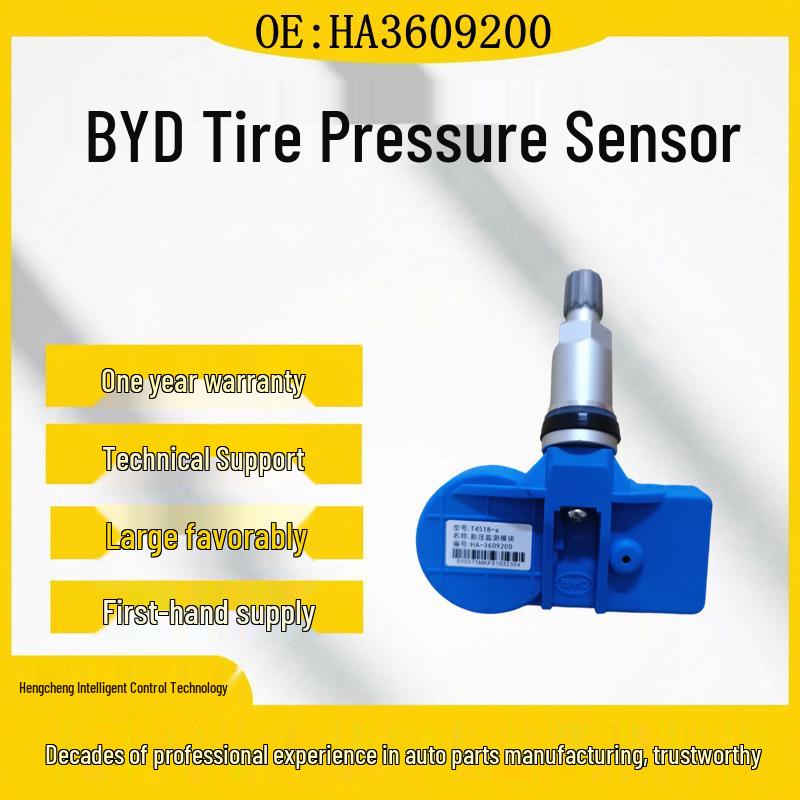 Compatible Tire Pressure Sensor for BYD Qin (2014-2019), G6, Surui, Sirui - Model HA-3609200 Rubber
