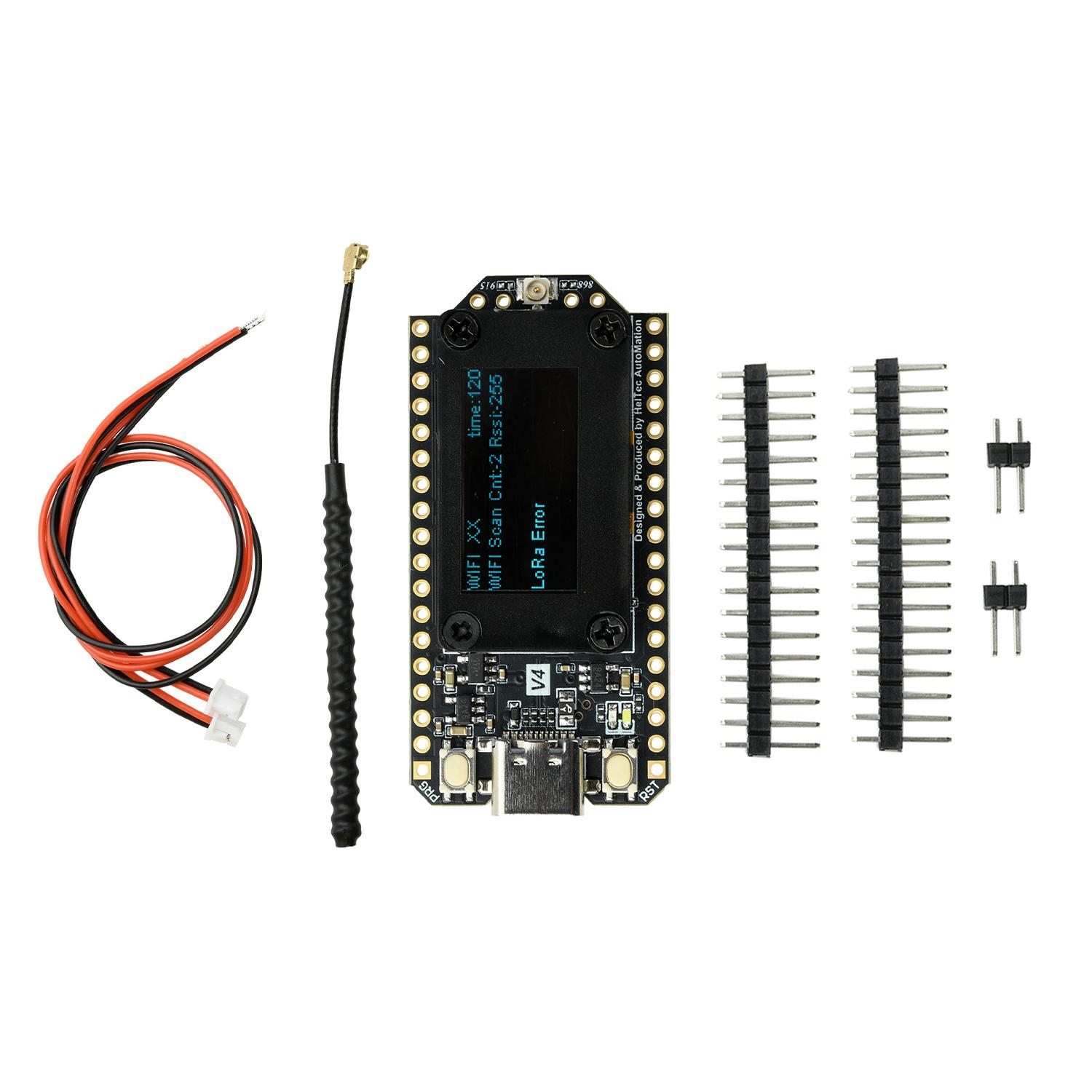 

WiFi LoRa 32 V4 ESP32 BT WIFI development board with 0.96-inch OLED screen ESP32-S3R2 low-power IoT Development Board Type C