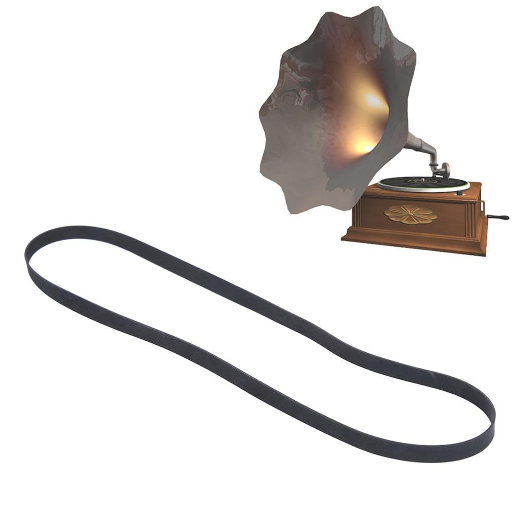 2pcs EPDM Turntable Drive Belt Black Phonograph Turntable Belt Record Player Belt  For Phonograph