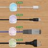 6PCS Magnetic Cable Winder Self-Adhesive Fixed Power Cord Organiser Intelligent Devices Charging Wire Holder Clamp