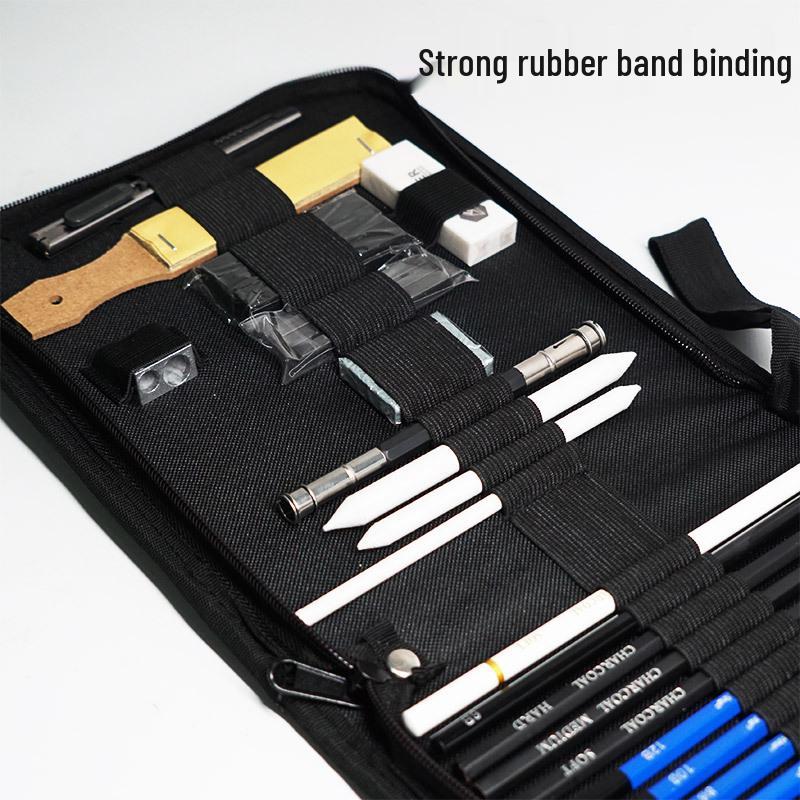 73-Piece Cross-Border Sketch & Colored Pencil Case Set