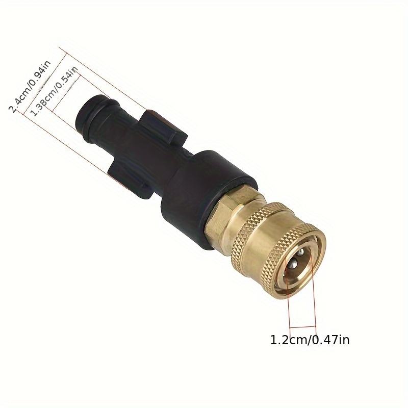 

High pressure car washing gun foam spray pot 1/4 quick connector accessory, with 5/7 nozzles, suitable for YILI water gun