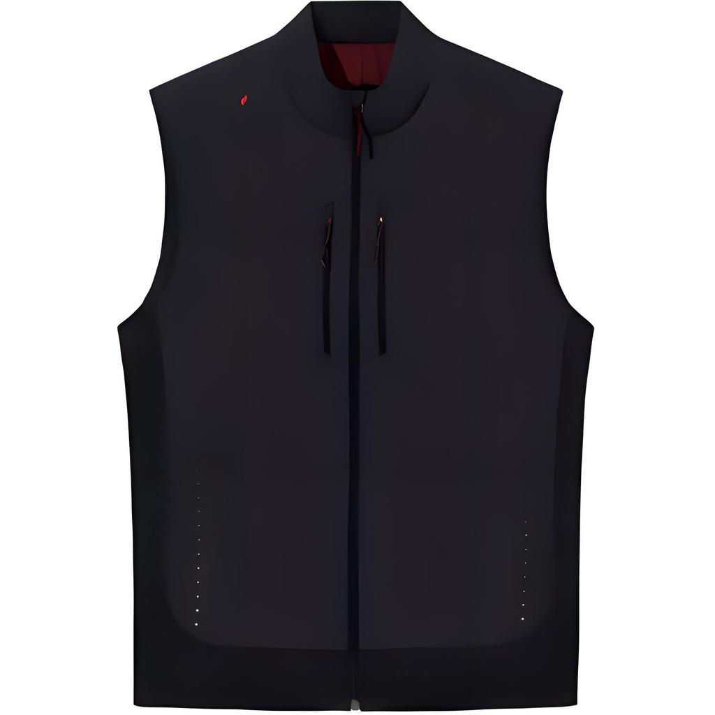 Anta Outdoor Series Sport Casual Simple Color-Block Vest Men Vests Basic-Black 152510802-2
