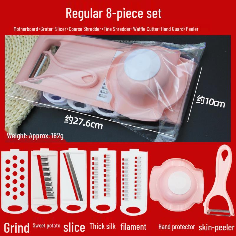 Stainless Steel Multifunctional Vegetable Cutter & Grater with Potato Peeler