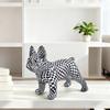 Mosaic Bulldog Leopard Tabletop Ornament Crafts Creative Living Room Wine Cabinet Office Home Decoration for Gift  Birthday