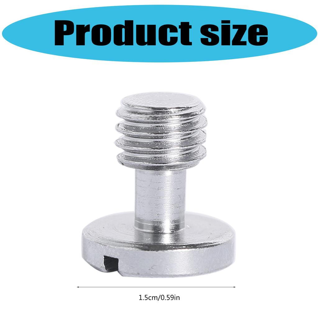 Camera Quick Release Screws 3/8 Inch Stainless Steel Tripod Adapter for DSLR and Rig Accessories