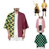 Exquisite Anime Demon Slayer Kimetsu No Yaiba Kamado Nezuko Cosplay Loose Haori Coat Tops For Halloween
