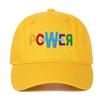 Trendy Colorful Letters Embroidered Cotton Baseball Cap - Unisex Retro Distressed Sports Hat
