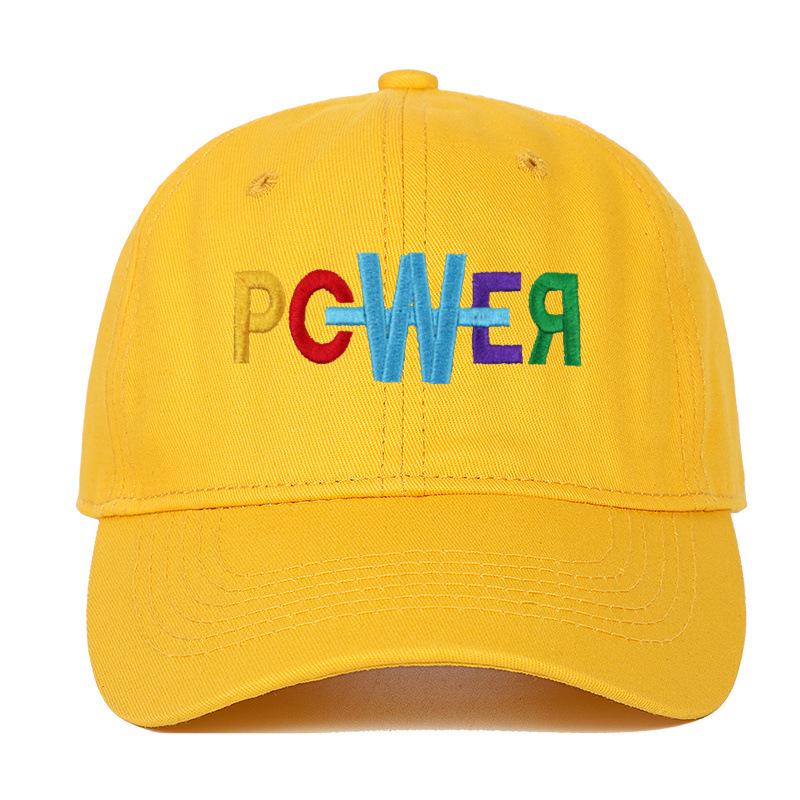 Trendy Colorful Letters Embroidered Cotton Baseball Cap - Unisex Retro Distressed Sports Hat