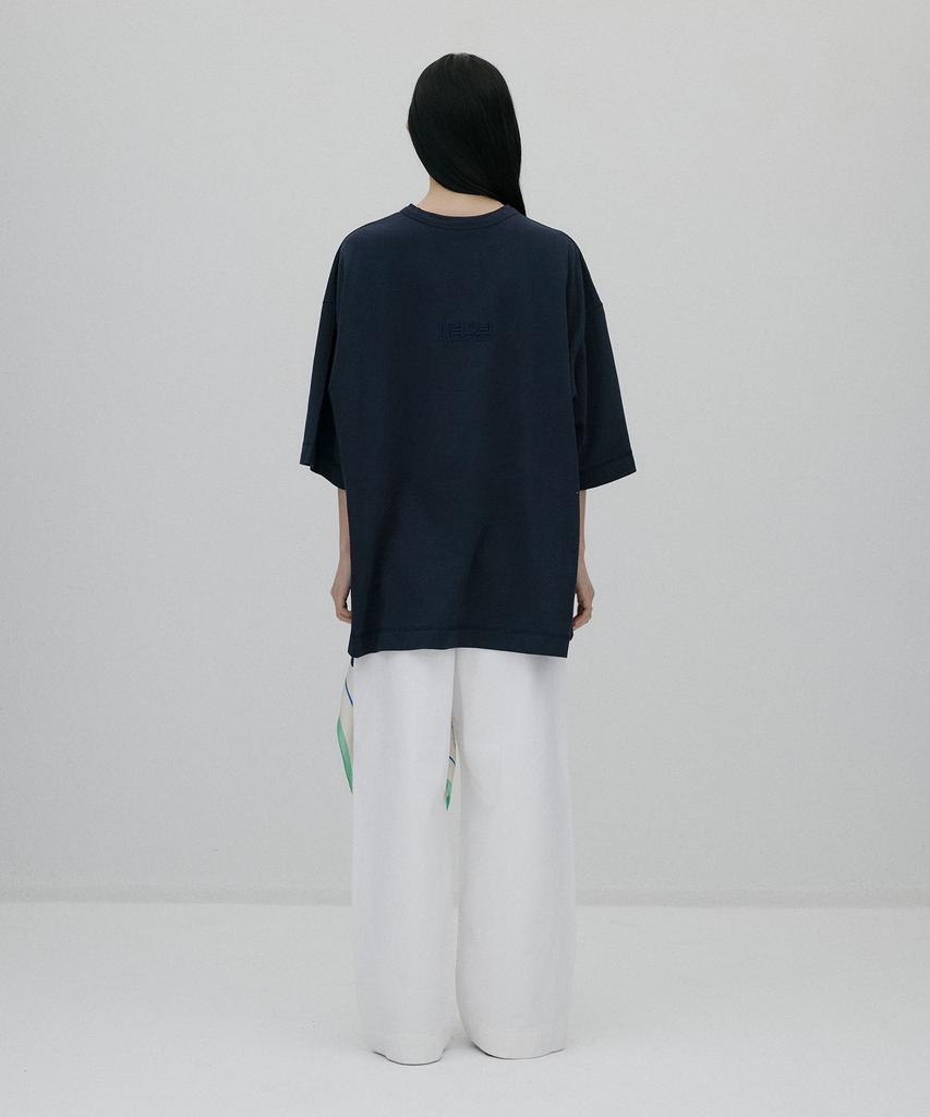 Sunjin Sarang Yurang Oversized T-Shirt [Navy]