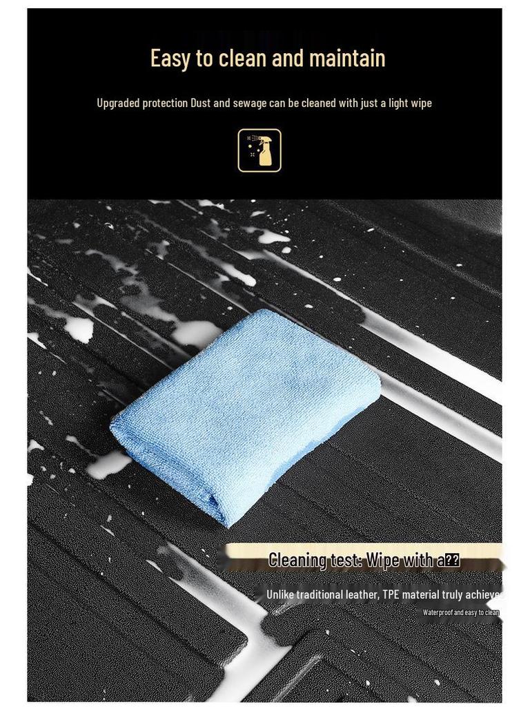 Universal Wear-Resistant, Waterproof, Odorless, Eco-Friendly Car Trunk Mat