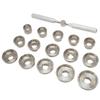 15 Dies Watch Back Cover Opener Kit Different Sizes Stainless Steel Watch Back Cover Removal Repair