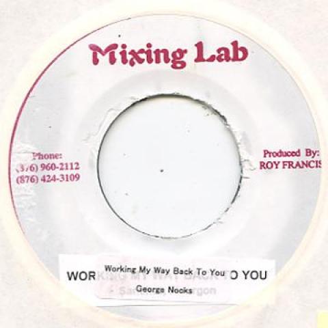 

7-дюймовая пластинка GEORGE NOOKS / PROFESSIONALS - Working My Way Back To You (Slight Globe Internati 1980 Ямайский регги, ска и даб