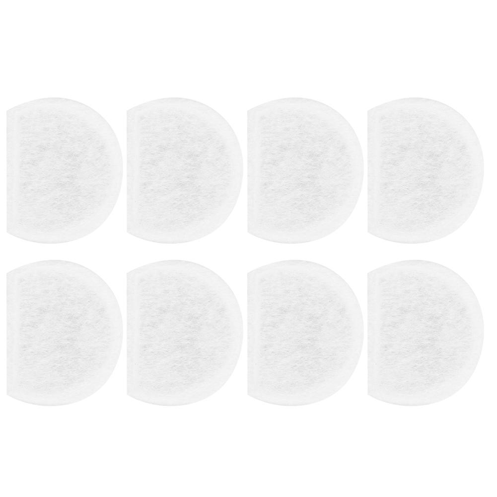 8 STÜCKE Haustier Wasserspender Aktivkohlefilter Kern Ersatz Zubehör Keine Verformung