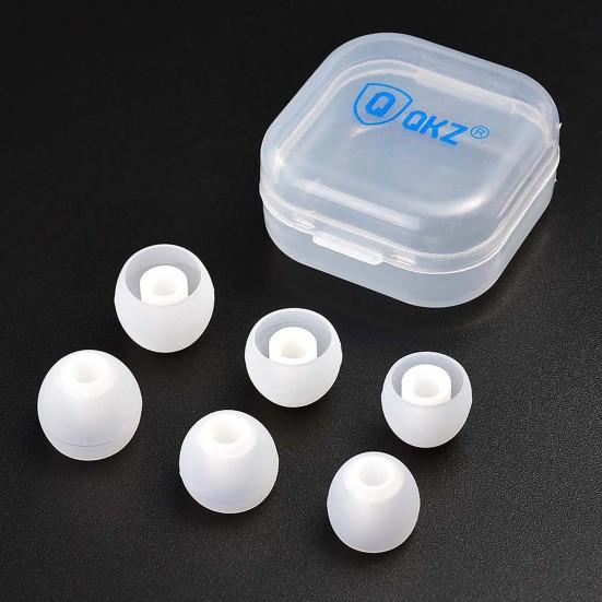 3 Pairs Earplug Replacement In Ear Silicone Eartips Earbuds Ear Sleeve for Headphone