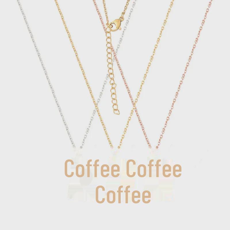 Stainless Steel LOVE Envelope Necklace Blank Pendant