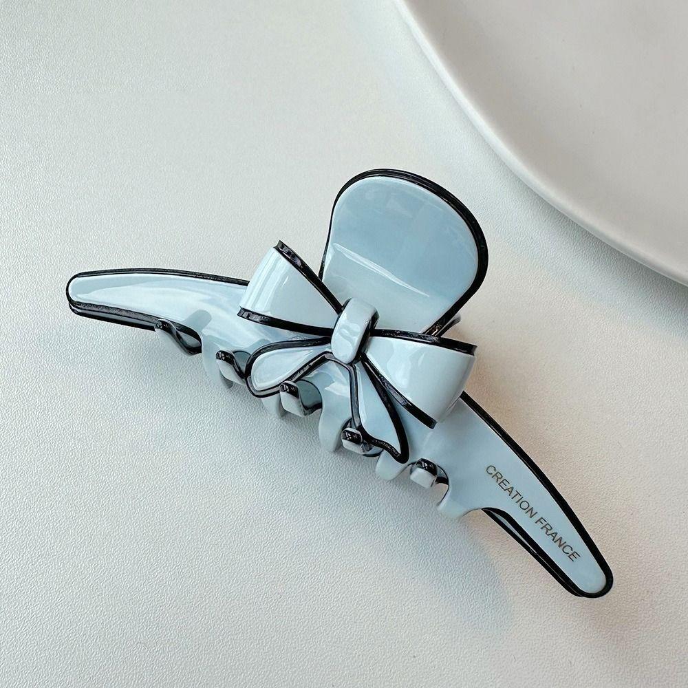 Large Size Acetate Hair Clip High-end Design Double-sided Bow Clip Hairpin  Girls Hair Ornament