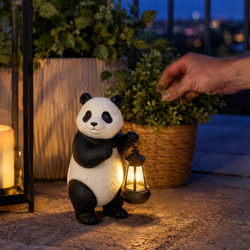 Powered Garden Statue with for Outdoor Decor