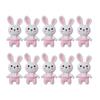 10Pcs Nail Ornaments Removable DIY Metal Eco-friendly Lovely Bunny Decoration Manicure Design for Salon