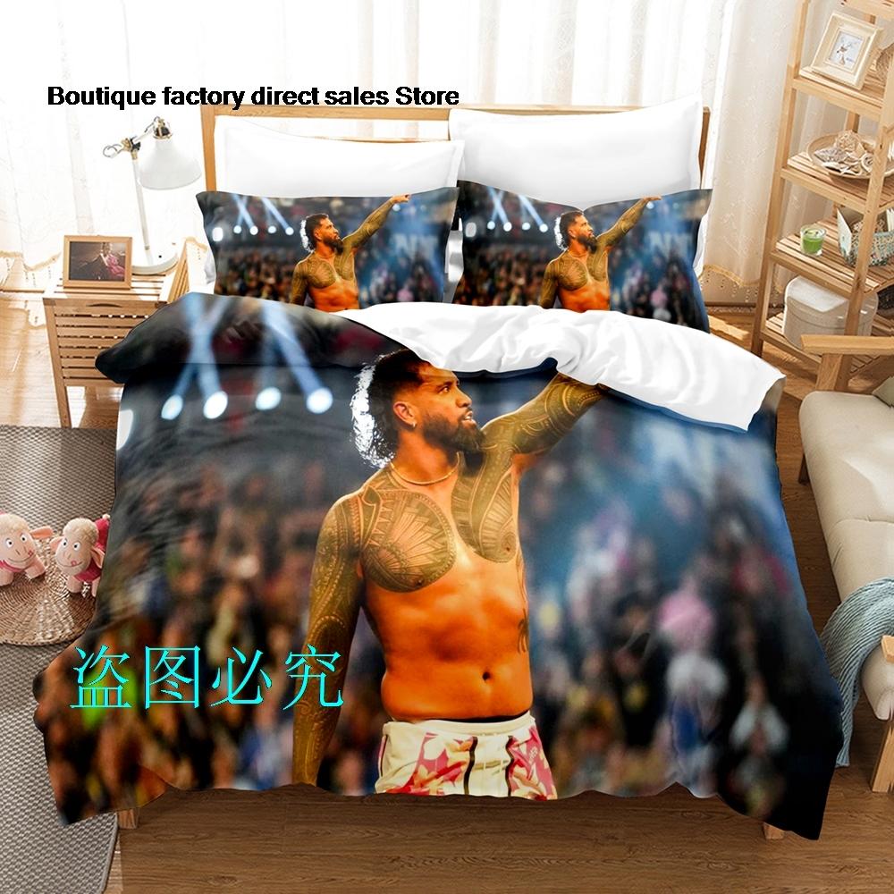 

Comforter Yeet Jey Uso Yeet Bedding Set Single Twin Full Queen King Size Bed Set Adult Kid Bedroom Duvet Sets Yeet Parure De Lit Bed Comforter (quilt)-EU Single(135*200cm)3pcs