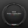 Car Steering Wheel Cover Nissan Qashqai Juke X-Trail Patrol Note Leaf Altima Maxima Micra Murano Rogue Pulsar Sentra Teana Tiida