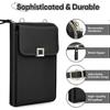Crossbody Bag For Women, PU Leather Phone Bag, Waterproof Crossbody Mobile Phone Bag with Long Strap Zippered Card Slot