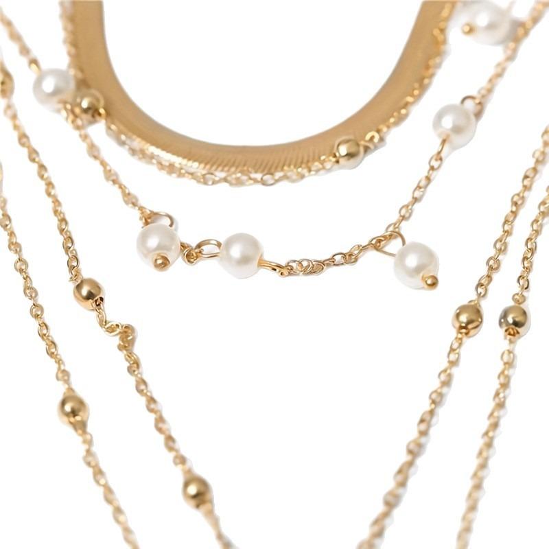 European American Baroque Style Premium Pearl Necklace For Women Luxury Fashion Neck Jewelry