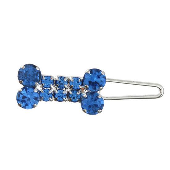 Spinki do włosów dla szczeniąt Inkrustowane kryształkami nakrycie głowy dla zwierząt Miedziana modna spinka do włosów dla zwierząt domowych