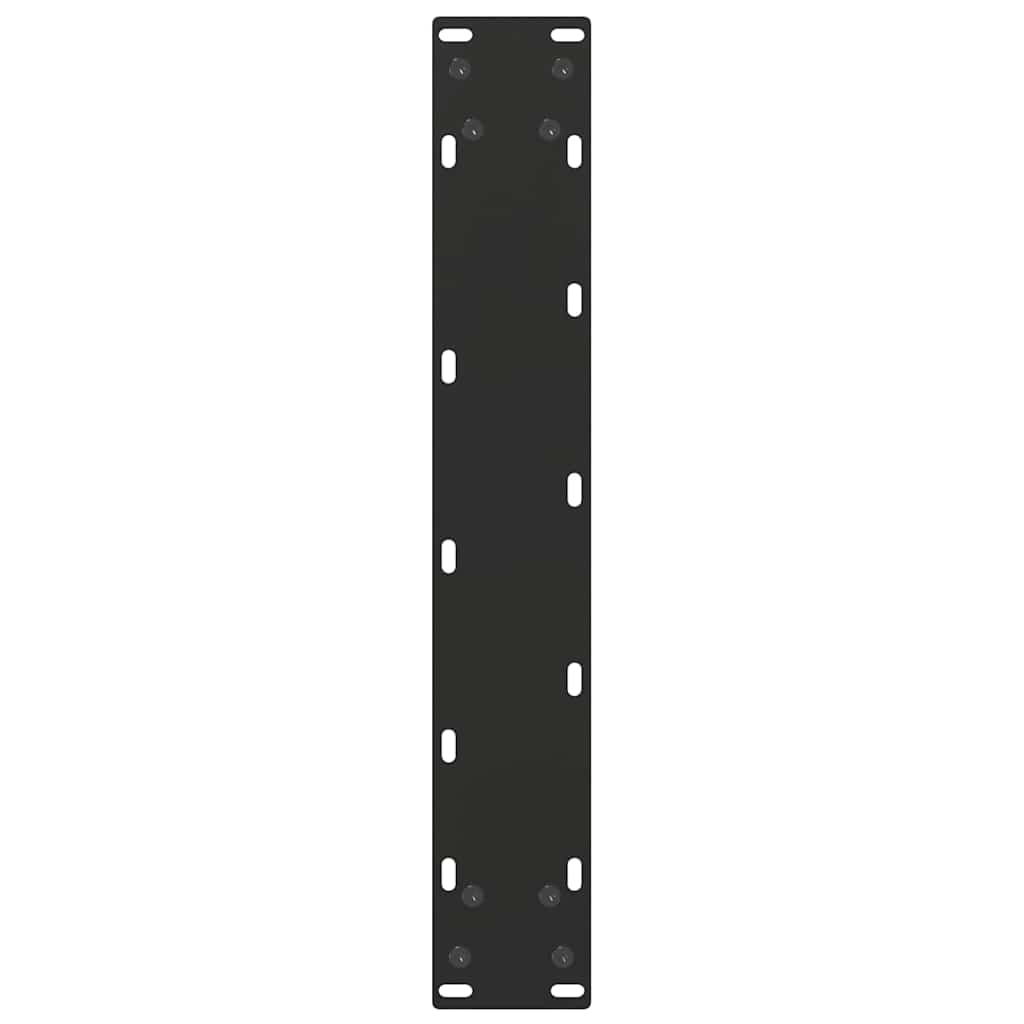 Vidaxl Nogi Do Stolika Kawowego, 2 Szt., Czarne, 40X(100-101) Cm, Stal