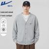 Warrior Unisex American Retro V-Neck Cardigan