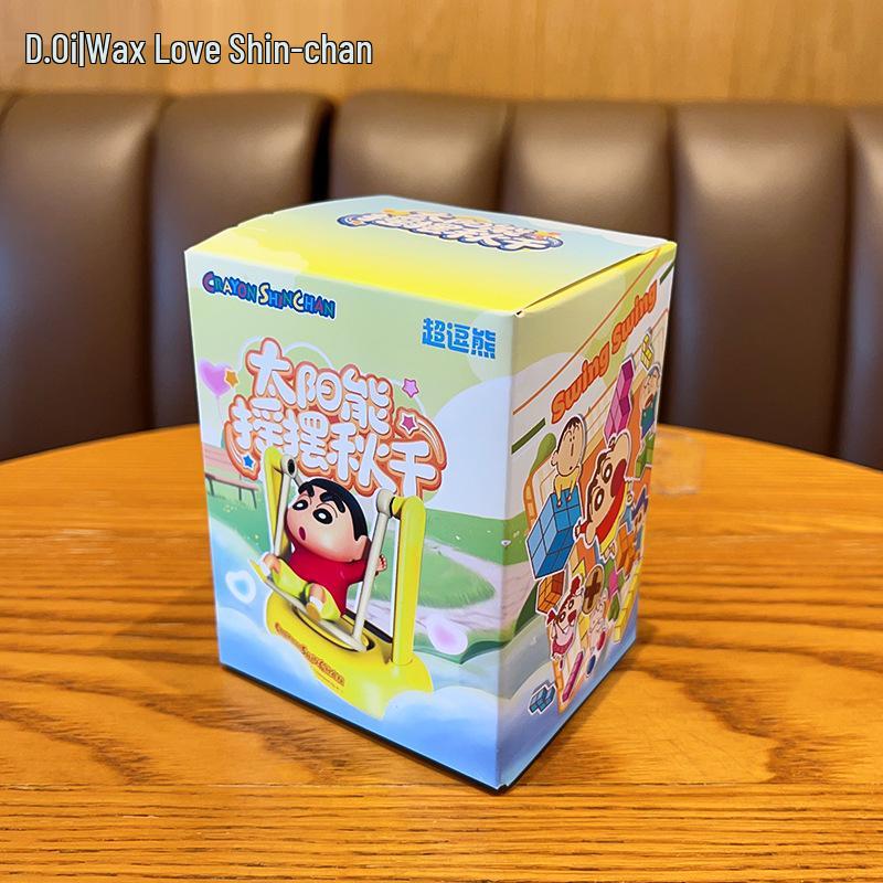 Crayon Shin-chan Solar-Powered Swinging Car Ornament Toy