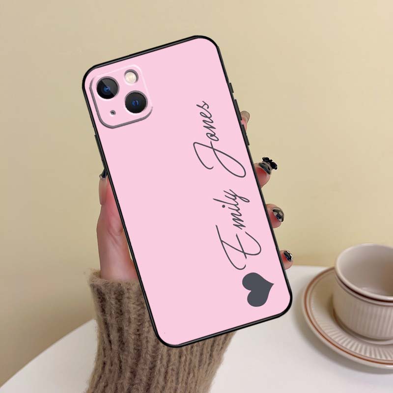 Personalised Custom Name Pastel Tones Case For iPhone 15 14 13 12 11 16 Pro Max Mini 7 8 Plus X XR XS Max Back Cover
