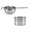 Premium-Chocolate Melting Pot (304 Stainless Steel) 400Ml Double Boiler Butter