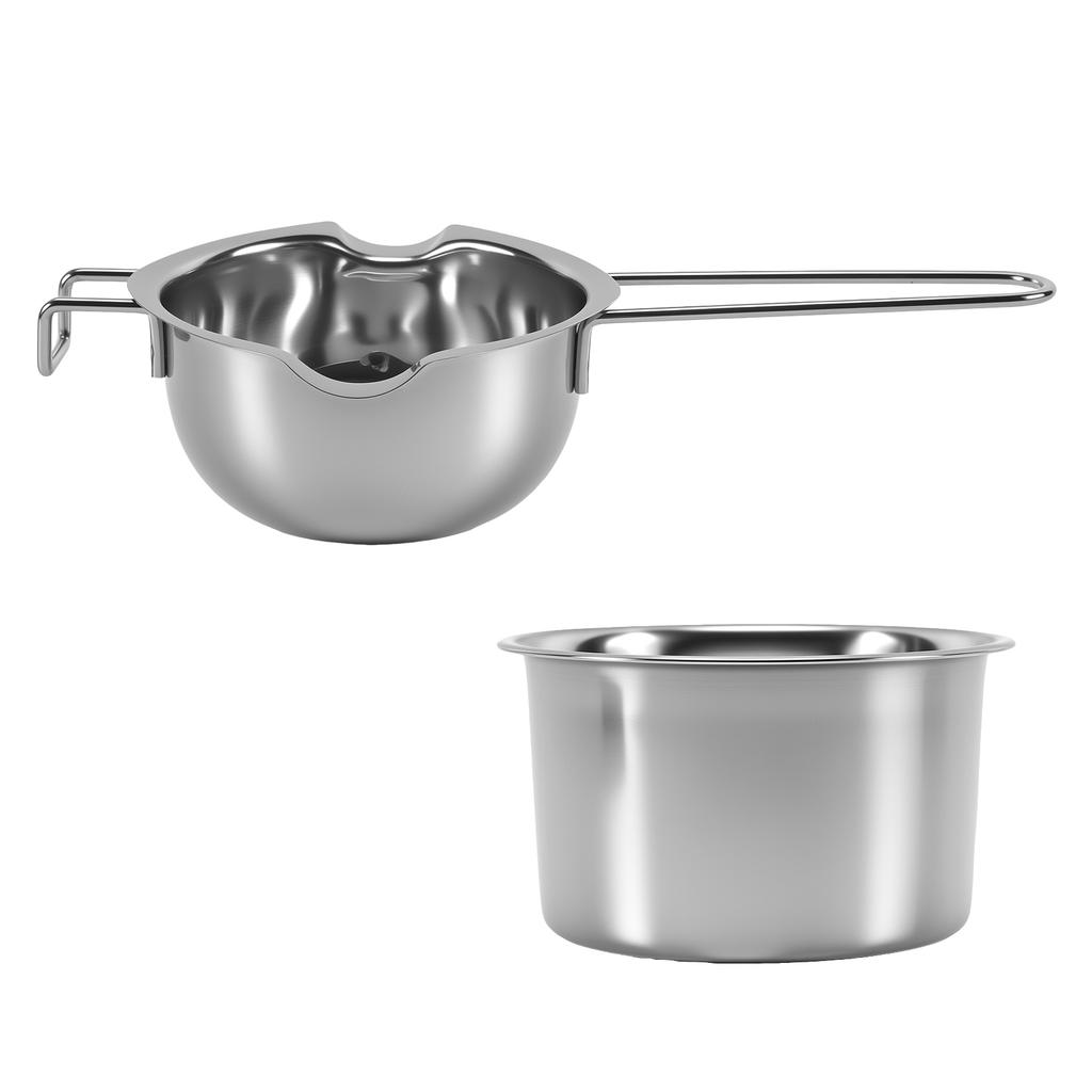 Premium-Chocolate Melting Pot (304 Stainless Steel) 400Ml Double Boiler Butter