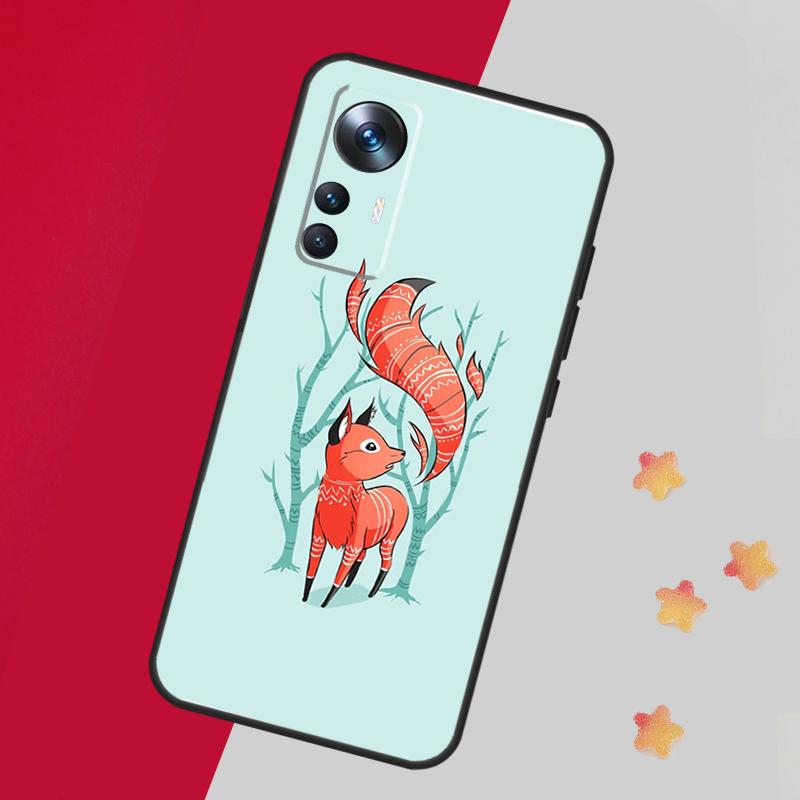 

Зимние лисы лисы для POCO X5 X3 Pro M5 M5s F4 X4 F3 F5 чехол для Xiaomi 13 13T Pro 12 Lite 12X 11T 12T 14 Pro POCO X5