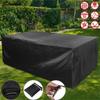 Patio Furniture Covers Table And Chair Cover Set Waterproof For Outdoor Garden Furniture Care 66.9x37x28 Inch