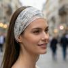 Elastic Embroidered Headband Lace Elastic Headband Fashion Floral Headscarf  Yoga