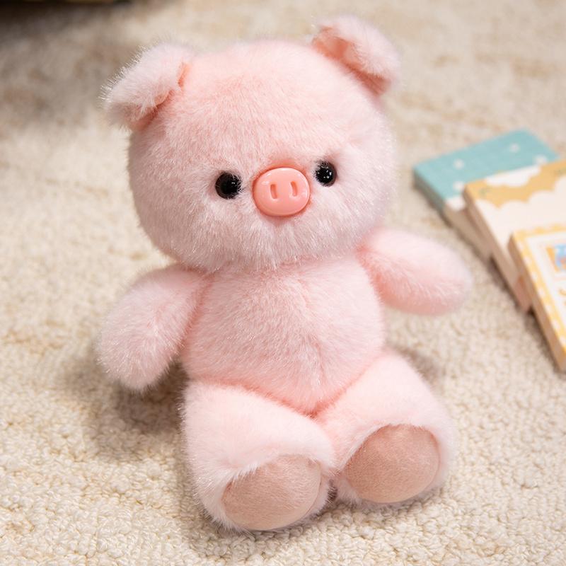 Cute Animal Doll Baby Soothing Plush Toy Stuffed Elephant Rabbit Penguin Pig Raccoon Panda Accompany Pillow Room Decor Gift