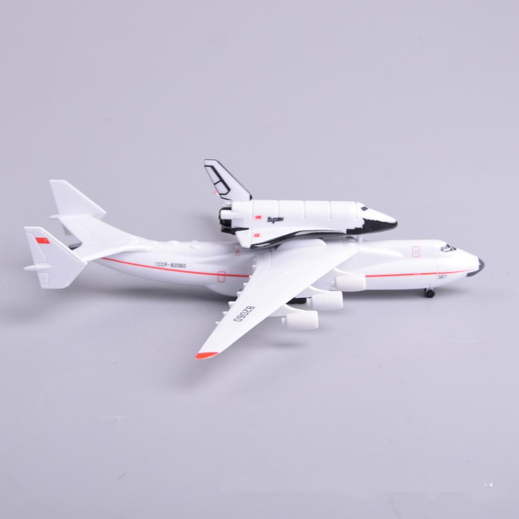 Diecast 1/400 Scale Plane Buran Space Shuttle Large Transport Aircraft Display Aviation Commemorative Collection Gift