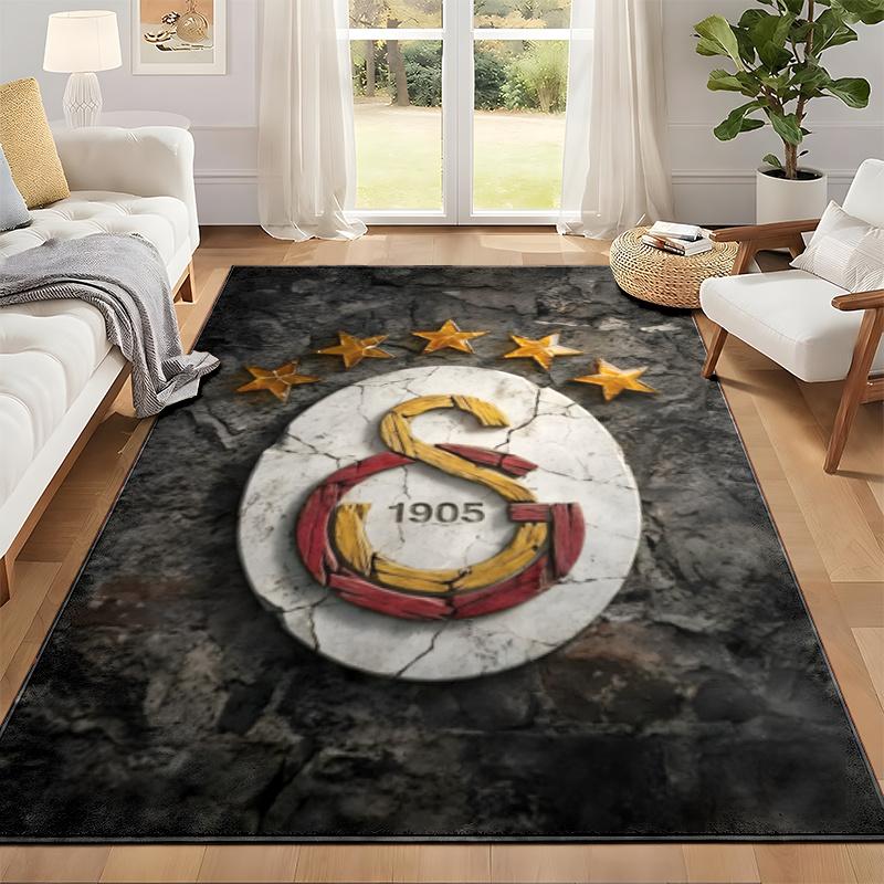 Galatasaray Carpet Door Mat for Living Room or Bedroom Protective Mat Under Chair Office Decoration Christmas Gift Birthday Present